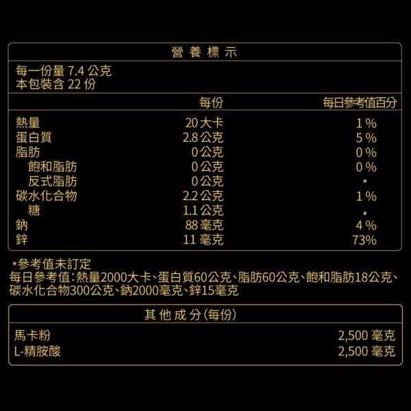 大研生醫 DAIKEN 精氣神瑪卡粉 DAIKEN 原裝進口 香港總代理正品 - Image 3